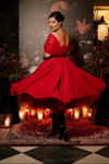 TULLE RED DRESS